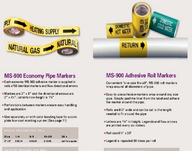 Marking Services > MS-900 自粘性標(biāo)識和膠帶(Self-Adhesive Markers and Tapes)